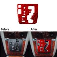 thumbnail image 1 of Red Carbon Fiber Gear Shift Cover Trim for Lexus RX330 2004-2006 RX350 2006-2009, 1 of 4