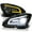 Black Housing Smoke Lens, variant on Spec-D Tuning Black Smoke Full LED Projector Headlights w/ Sequential Turn Signal Compatible with 2008-2011 Mercedes Benz W204 C-Class, Left + Right Pair Headlamps Assembly