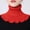 Red, variant on New Winter Knitted Warm Neckerchief for Women Solid Color Ruffle Scarf Soft Outdoor Knitting Warmer Neck Collar Pullover Scarves (Red)
