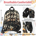 thumbnail image 4 of Herdesigns Cool Camo Dinosaur Large Backpack Set with Lunch Box Lightweight Water Resistant Travel Laptop Backpacks Casual Daypacks for Women Men, 4 of 8