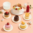 thumbnail image 7 of 200 Count 4 Inch Small Cake Plates, Disposable Round Plastic Plate for Desserts, Mini Appetizer Plates for Party, Events, 7 of 7