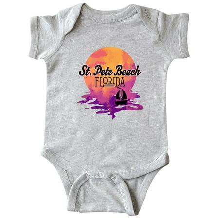 

Inktastic St. Pete Beach Florida Sunset Gift Baby Girl Bodysuit