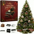 thumbnail image 4 of Conjunto de adornos para calendario de Adviento de piano | 24 modelos mini de pianos acrílicos - Diseños de órgano vintage de piano de cola | Regalo para amantes de la música | Caja de cuenta atrás, 4 of 5