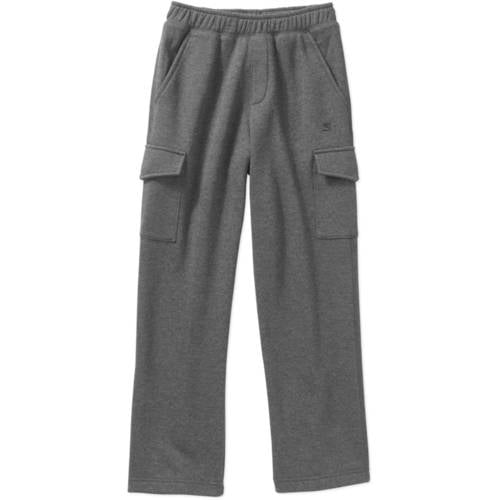 BNWT Boys Sz 14 LWR Brand Dark Grey Elastic Waist Cargo Side Pocket School Pants 