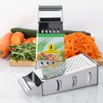 thumbnail image 4 of Cheers 4 Sides Multifunction Stainless Steel Garlic Chopper Potato Vegetable Slicer, 4 of 8