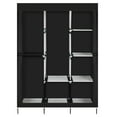 thumbnail image 2 of Portable Closet, 71-Inch Portable Wardrobe Storage Shelves, Non-Woven Fabric, Stable and Easy Assembly Grey Portable Closets for Hanging Clothes, 2 of 9