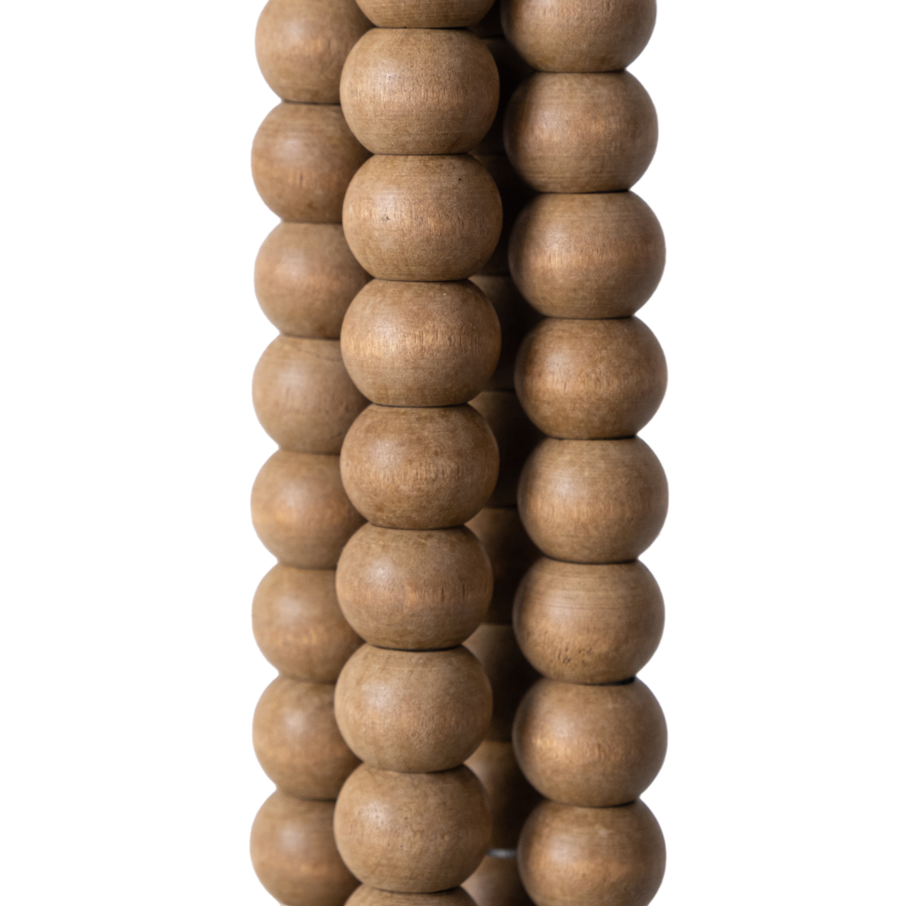 Better Homes & Gardens Wood Brown Beaded Plant Hanger, 1 Count