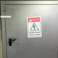 thumbnail image 4 of 1pc Equipment Electric Shocks Sign Sticker Electric Shocks Caution Label Sticker, 4 of 6