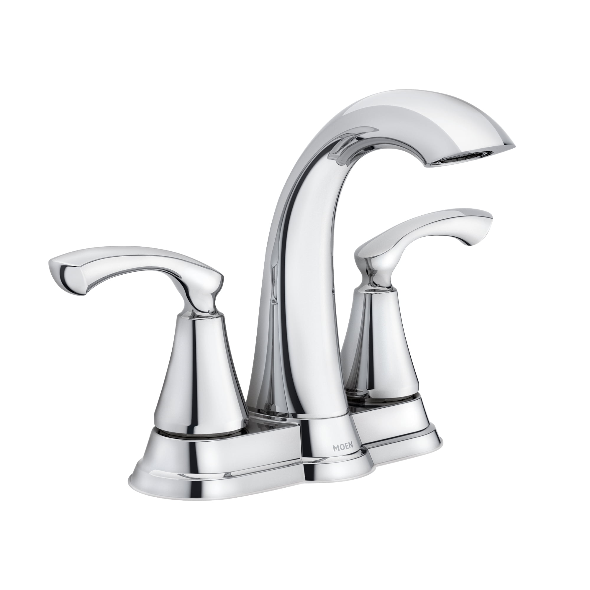 Moen Tiffin 2-Handle Centerset Bathroom Sink Faucet in Chrome