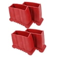 thumbnail image 1 of Almohadillas para pies de escalera de 4 piezas, accesorios de escalera de extensión adecuados para la mayoría de escaleras, duraderos, fáciles de 51 cm x 27 cm DYNWAVEMX Cubierta de pies de escalera, 1 of 8