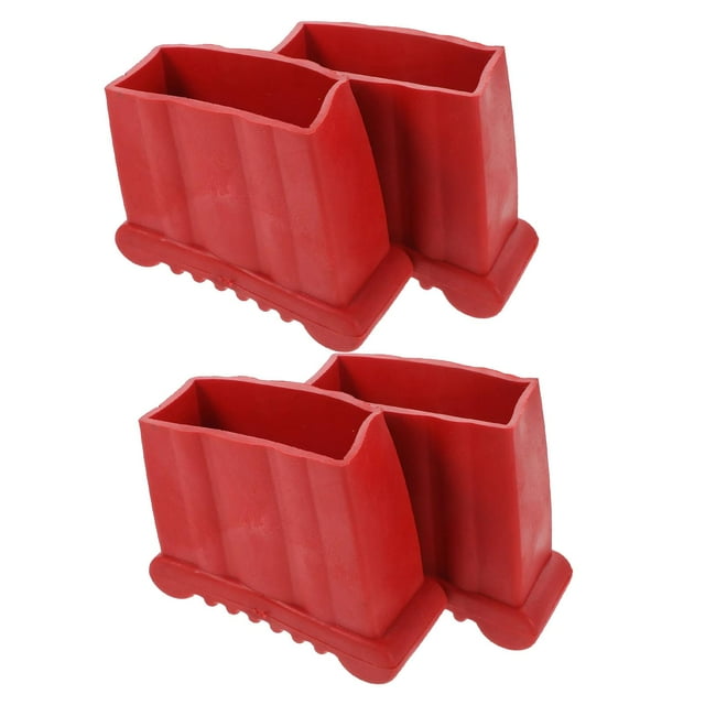 Almohadillas para pies de escalera de 4 piezas, accesorios de escalera de extensión adecuados para la mayoría de escaleras, duraderos, fáciles de 51 cm x 27 cm DYNWAVEMX Cubierta de pies de escalera