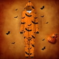 thumbnail image 2 of UJNDER Combinaison à Capuche Imprimée Halloween pour Femmes Orange_002 TG, 2 of 4