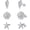 02-Ocean, variant on 3 Pairs 925 Sterling Silver Cat Stud Earrings Cute Kitty Stud Earrings Cat Jewelry for Women Cats Lover