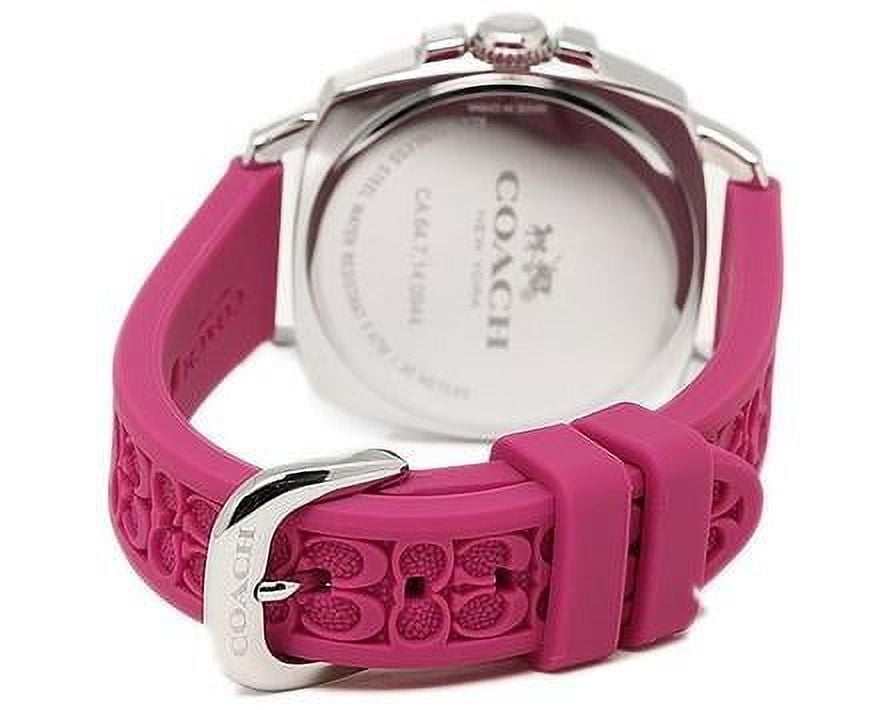Coach boyfriend rubber strap watch hotsell