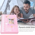 thumbnail image 2 of 6 Inch Photo Album Creative Commemorative Book 200 Pages Interstitial Storage Bag Unique Gift Decoration for Baby Photos (Pink), 2 of 8