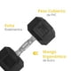 thumbnail image 3 of Par Mancuernas Hexagonales Tayga  25 Lb, 3 of 4