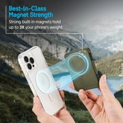 Pelican MagSafe Wallet for iPhone - Heavy Duty MIL-STD Snap-On Phone Magnetic Wallet and Phone Card Holder - Detachable and Slim Hard Case for iPhone 16 Pro Max /15 Pro Max/14/13/12 Series - OD Green
