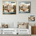 thumbnail image 4 of Designart "Elegance of White Emirates Sheikh Zayed Mosque III" Spiritual Framed Wall Art - Global White Islam Hallway Framed Wall Art Decor, 4 of 6