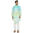 thumbnail image 5 of Atasi Indian Designer Kurta For Mens Casual Traditional Printed Ethnic Long Shirt Kurta, 5 of 7