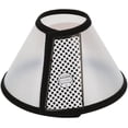 thumbnail image 1 of Vivifying Recovery Pet Cone, 8.1 Inches Lightweight Plastic Elizabethan Collar for Cats, Mini Dogs and Rabbits (Black), 1 of 6