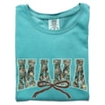 thumbnail image 4 of Mama Camo Varsity Letter T-Shirt for Women - Coquette Bow Graphic Tee - Trendy Mom Shirt Seafoam Shirt Adult Medium, 4 of 7