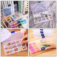 thumbnail image 2 of Clear 6 Compartment Bead Storage Box, 6 Count, 2 of 8
