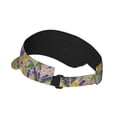 thumbnail image 3 of Xecao Lavender Flowers for Adult Sun Cap offers versatile sun protection with adjustable Velcro for a secure fit., 3 of 8