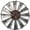 24 inch, variant on 24 inch Windmill Distressed Metal Wall Clock Rustic Farmhouse Decor