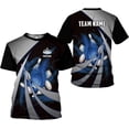 thumbnail image 3 of Custom Bowling Shirts for Men Bowling Shirts Bowling Shirts Unisex Bowling Jerseys for Men Custom Bowling Shirts for Men (Black, 4XL), 3 of 9