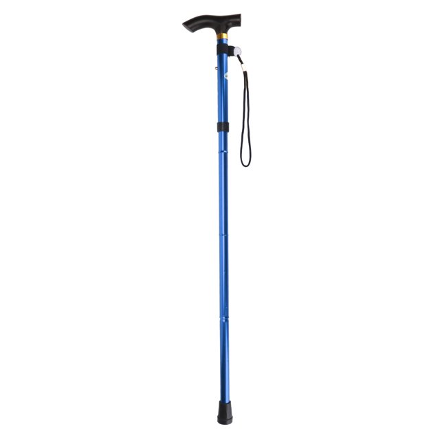 Bastón plegable Nikou de 5 secciones, ligero, azul