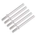 thumbnail image 1 of Mandril para rueda de aleta de 1/8 pulgadas, soporte para disco de lijado para herramientas rotativas, 5 piezas, 1 of 3