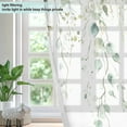 thumbnail image 4 of Yayeee Window Curtains Set of 2 for Living Room Light Filtering 63"x42", Leaf, 4 of 7