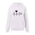 thumbnail image 4 of WEAIXIMIUNG Sweatshirts d'Automne pour Femmes 2025 Mode Dames Automne Hiver Extérieur Ample Grande Taille Imprimé Lettre Sweat à Capuche, 4 of 6
