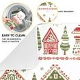 thumbnail image 2 of Yayeee Dish Drying Mat for Kitchen Counter 16"x18" Microfiber Absorbent Pad, Red Christmas House, 2 of 7