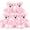 Pink-5pcs, variant on MaoGoLan 10 Pcs Pink Bear Stuffed Animals Set 13'' Cute Plush Stuffed Bear Toy Bulk