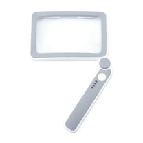 UNTERING with Light, 4Times Handhelds Large 10 LED Illuminated Light Magnifier for Reading