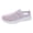 Light Purple, variant on Women's Breathable Mesh Walking Mules Sneakers Comfortable Orthopedic Clogs Sandals Lightweight Open Back Slip on Shoes for Nursing Black Size 6.5