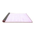 thumbnail image 2 of Ahgly Company Indoor Square Solid Purple Modern Area Rugs, 6' Square, 2 of 4