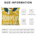thumbnail image 5 of Summer Throw Pillow Covers Inch Set of Yellow Pillows Farmhouse Outdoor Patio Cushion Case for Sofa Couch Home Decor, 5 of 5