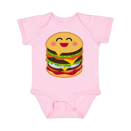

Inktastic Hamburger Kawaii Gift Baby Boy or Baby Girl Bodysuit