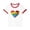 C Red, variant on SGFCWSX Kids Short Sleeve T Shirts, Boys Girls Tops Crew Neck Summer Ringer Heart Print Casual Tees Red Size 9-10 Years