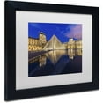 thumbnail image 2 of Trademark Fine Art "Golden Hour in the Louvre" Canvas Art by Mathieu Rivrin, White Matte, Black Frame, 2 of 4