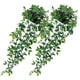 thumbnail image 4 of 2 piezas plantas de arrastre artificiales plantas colgantes falsas plantas en macetas, 4 of 6