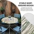 thumbnail image 4 of Spring Floral Round Fitted Tablecloth with Elastic Edge, Waterproof Table Cloth Table Cover for 36"-44" Tables, Summer Farmhouse Vintage Botanical Tablecloths for Dining Picnic Indoor Outdoor, 4 of 9