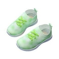 thumbnail image 3 of Zshosam Girl Footwear Toddler Girls Sneakers Lightweight Athletic Girls Shoes Little and Big Kids Shoes Size 8.5,(Green Toddler 8.5), 3 of 5