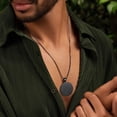thumbnail image 3 of Jewmon Vegvisir Norse Compass Necklace for Men Stainless Steel Viking Compass Pendant Charm Runes Nordic Jewelry, 3 of 8