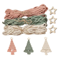 thumbnail image 1 of Macrame Woven Christmas Tree DIY Kit Christmas Craft Gift Kit Very Suitable for Family Friends Perfect Holiday Gifts, 1 of 6