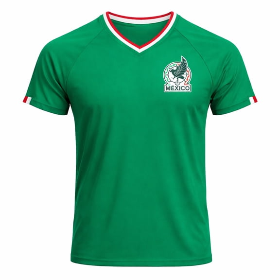 Playera Deportiva para Hombre FMF Selección Mexicana Mundial 2026 Aguila Cuello Redondo Color Verde Talla M