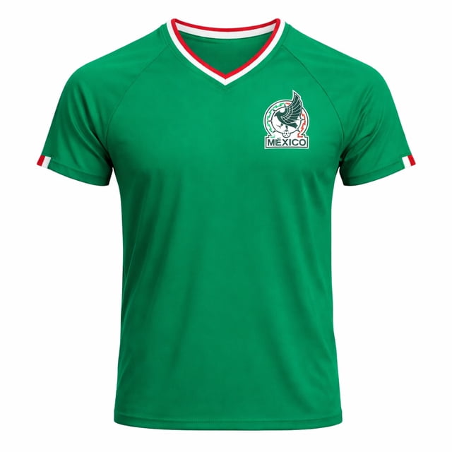Playera Deportiva para Hombre FMF Selección Mexicana Mundial 2026 Aguila Cuello Redondo Color Verde Talla M