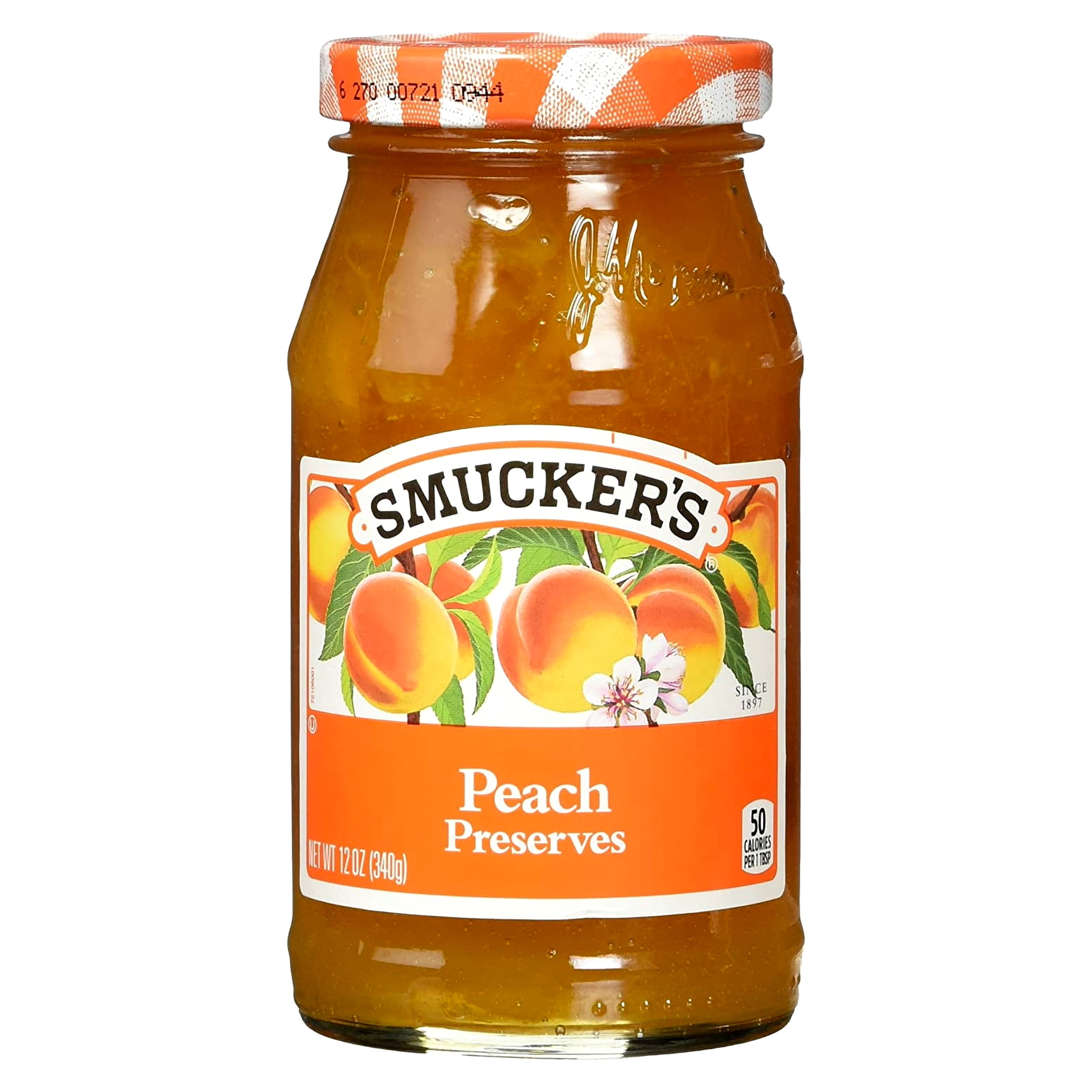 Smuckers Peach Preserves, 12 Ounces (Pack Of 6)